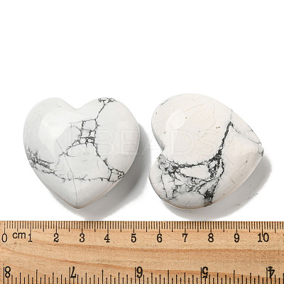 Natural Howlite Statues Ornaments G-P531-03N-1