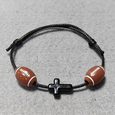 Waxed Polyester Cord Bracelets BJEW-WH00016-04-1