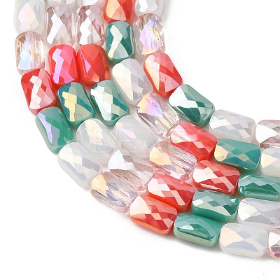 Electroplate Glass Beads Strands EGLA-D300-05-16-1
