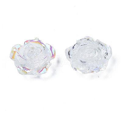 Transparent Resin Cabochons CRES-N030-001B-1
