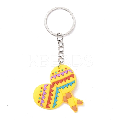 Cartoon PVC Plastic Keychain KEYC-F035-01A-1