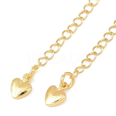Brass Curb Chain Extender KK-L265-02G-1