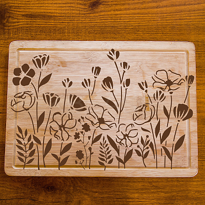 Plastic Hollow Out Drawing Painting Stencils Templates DIY-WH0396-753-1