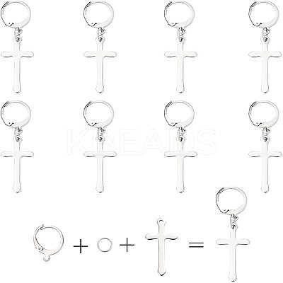 DIY 304 Stainless Steel Earring Making DIY-UN0001-38P-1