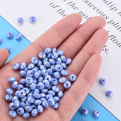 Opaque Acrylic Beads MACR-Q239-018C-04-1