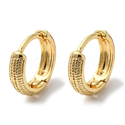 Brass Hollow Hoop Earrings LS-EJEW-M236-01F-G-1