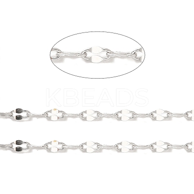 Tarnish Resistant 304 Stainless Steel Dapped Chains STAS-B040-01P-1