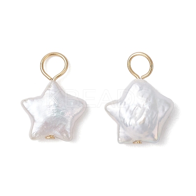 3Pcs 3 Styles Natural Keshi Pearl Pendants PALLOY-JF04240-1