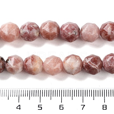 Natural Plum Blossom Jasper Beads Strands G-NH0021-A20-02-1