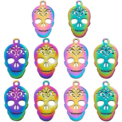 201 Stainless Steel Pendants STAS-SZ0001-81-1