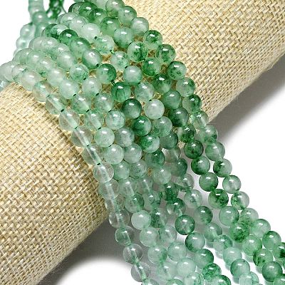 Natural Malaysia Jade Beads Strands G-L645-C01-6mm-14-1