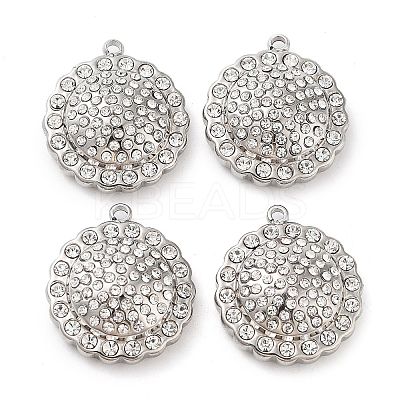 304 Stainless Steel Pendants STAS-L022-083P-1