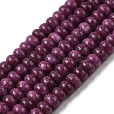 Natural White Jade Beads Strands G-E507-01K-01-1