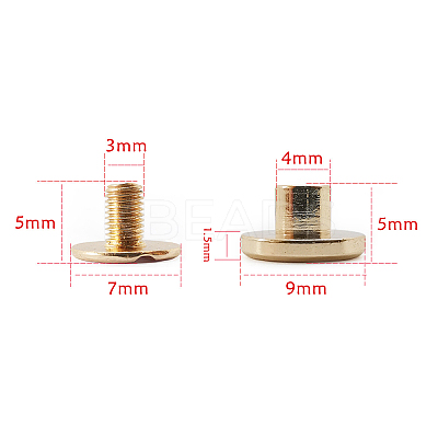 Brass Rivets OFST-PW0003-20A-G-1