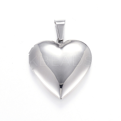 Tarnish Resistant 316 Stainless Steel Locket Pendants LS-STAS-N0016-04P-1