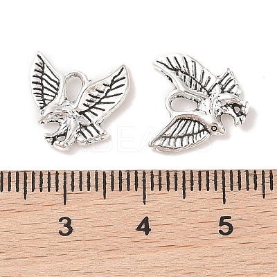 Tibetan Style Alloy Pendants TIBEP-20305-AS-R-1