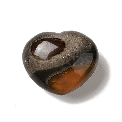 Natural Desert Jasper/Polychrome Jasper Heart Love Stone G-C010-01-1