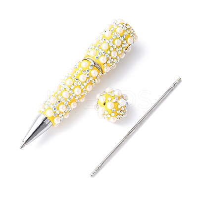 Alloy Beadable Pen AJEW-A066-04L-1