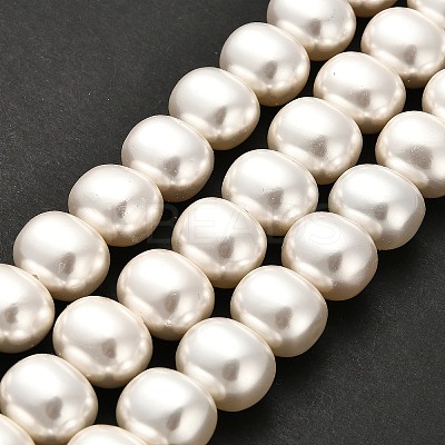 Shell Pearl Beads Strands BSHE-F013-01A-1
