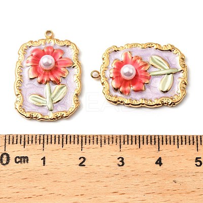 304 Stainless Steel Enamel Pendants STAS-Z145-11G-04-1