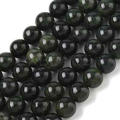 Natural Canadian Jade Beads Strands GG-CBA6BAC-A02-10mm-1
