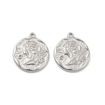 Non-Tarnish 304 Stainless Steel Pendants LS-STAS-B032-10P-1