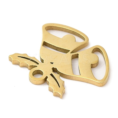 Christmas 201 Stainless Steel Charms STAS-D053-06G-1