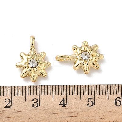 Alloy Rhinestone Pendants FIND-L024-05G-1