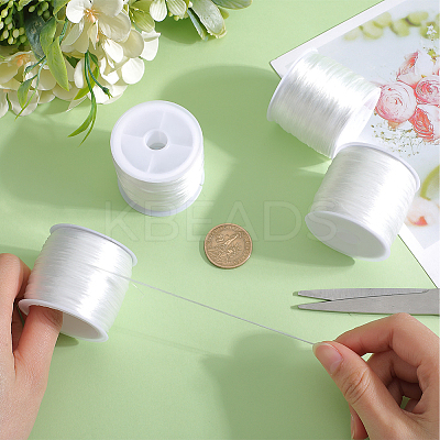 4 Rolls Flat Elastic Crystal String EW-SC0001-05D-1