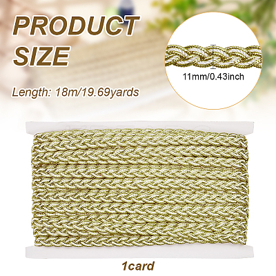 Filigree Corrugated Lace Ribbon OCOR-WH0080-65B-1