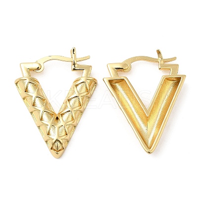 Rack Plating Brass Hoop Earrings for Women EJEW-Q770-18G-1