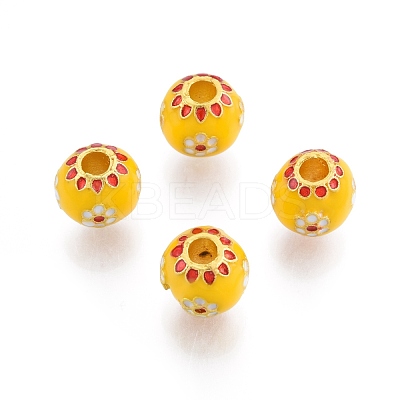 Alloy Enamel Beads PALLOY-P285-14MG-01-1