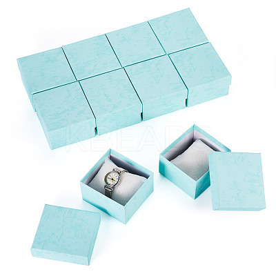 Square Paper Jewelry Bracelet Gift Boxes CON-TAC0010-91E-1