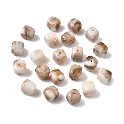 Opaque Acrylic Beads OACR-D320-01K-1