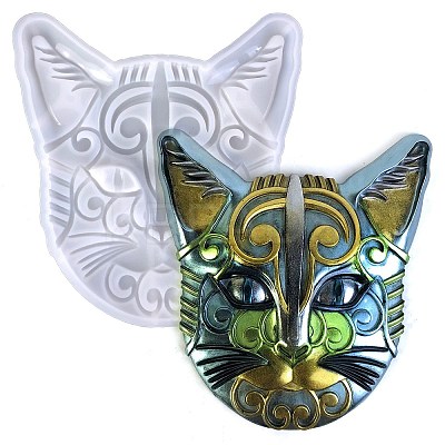Cat Face Shape DIY Wall Decoration Silicone Molds LS-SIL-F007-01-1
