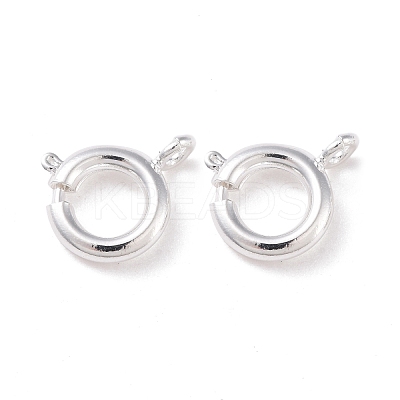 Eco-friendly Brass Spring Ring Clasps KK-D082-01B-S-1