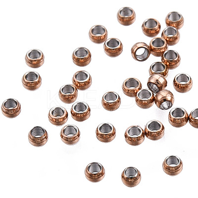 304 Stainless Steel Crimp Beads STAS-R065-80RG-1