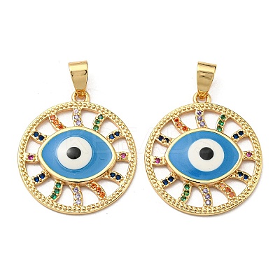Real 18K Gold Plated Brass Pendants KK-L209-010G-01-1