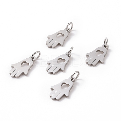 Non-Tarnish 304 Stainless Steel Pendants STAS-Q201-T453S-1