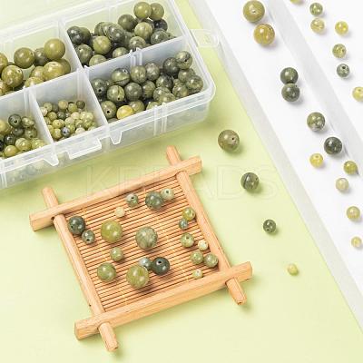 340Pcs 4 Sizes Natural Gemstone Beads G-LS0001-12-1