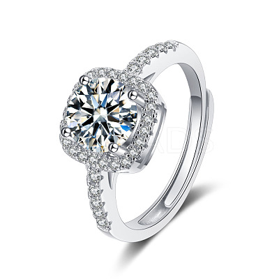 Sparkling Princess Cut CZ Ring for Women - Elegant and Minimalistic Design ST1328071-1