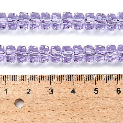 Transparent Glass Beads Strands EGLA-K071-05A-1