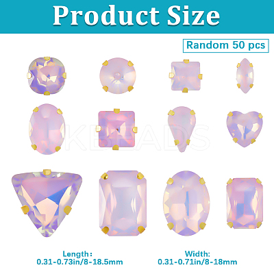 Glass Steel Claw Sew on Rhinestone FIND-WH20040-07G-05-1