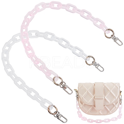 2Pcs 2 Colors Bag Handles AJEW-GF0004-61-1
