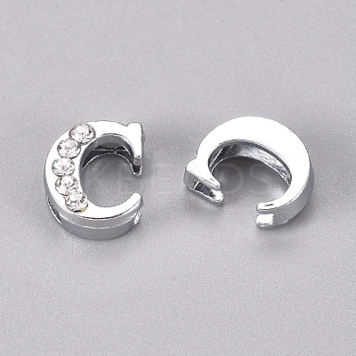 Alloy Slide Charms PALLOY-WH0066-21C-1