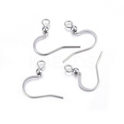 Tarnish Resistant 304 Stainless Steel French Earring Hooks STAS-P210-18P-1