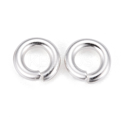 Rack Plating Brass Open Jump Rings X-KK-O139-18K-S-1