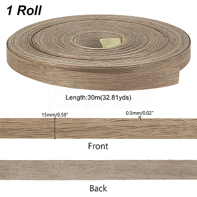 Walnut Edge Banding Strip DIY-WH0504-286A-1