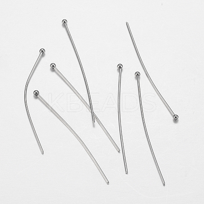 Tarnish Resistant 304 Stainless Steel Ball Head Pins LS-STAS-I097-047P-1