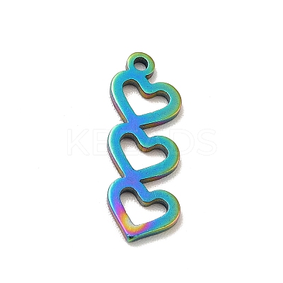 Ion Plating(IP) 201 Stainless Steel Pendants STAS-I197-016M-1